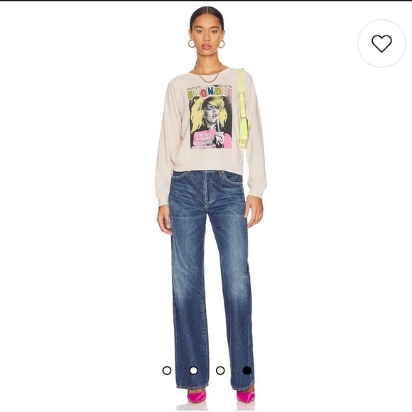DAYDREAMER Blondie Showtime Raglan Crew Sweatshirt M NWOT - Picture 6 of 11